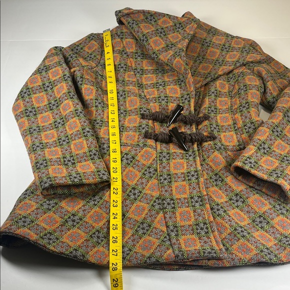 Nick & Mo Multicolor Women's Trendy Coat Sz M - Picture 5 of 9